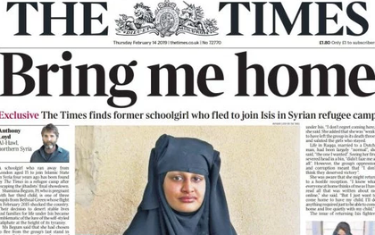 Bỏ nhà ra đi để gia nhập IS, nữ sinh Anh hối hận muốn trở về khi đã mang bầu 9 tháng