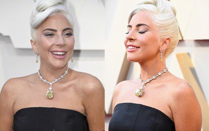 Netizen Trung trầm trồ với chiếc vòng cổ của Audrey Hepburn được "Chị Dậu" Lady Gaga mang dự Oscar 2019