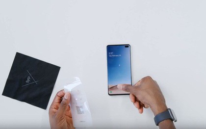 Cảm biến vân tay siêu âm của Galaxy S10 có dùng được khi dán màn hình? Đây là giải đáp của chuyên gia