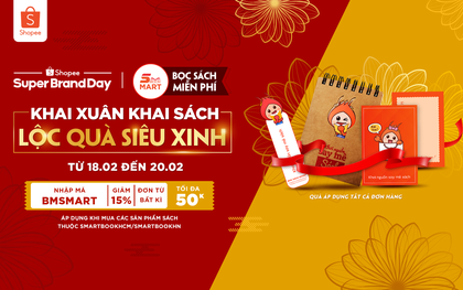 Khai xuân sale sách, giảm sạch Shopee với vạn deal hot giảm giá lên đến 50%