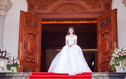 Cô dâu trong đám cưới khủng ở Nam Định đặt 3 váy cưới hàng trăm triệu từ thương hiệu đã thiết kế cho Lan Khuê