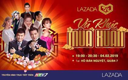 Ngàn sao hội tụ trong đêm gala nhạc hội "Vũ khúc mùa xuân" 2019 của Lazada