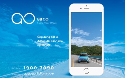 Quà tặng dành cho hè 2019: Code ưu đãi khi thuê đặt xe trên ứng dụng 88GO