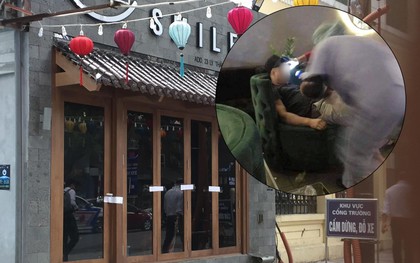 Hà Nội: Công an niêm phong quán cà phê nghi có người nước ngoài tử vong sau khi hút bóng cười để điều tra