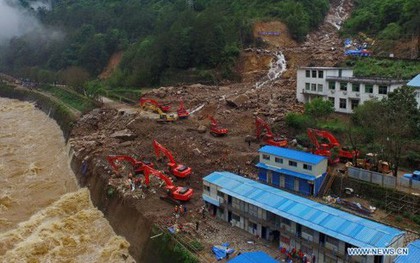 Lở đất tại Thiểm Tây (Trung Quốc): 2 người chết, nhiều người mất tích