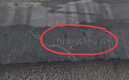 Dân mạng bức xúc đòi truy tìm người khắc dòng chữ "Tú love Nhung" trên đỉnh Fansipan