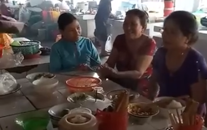 Tiểu thương tổ chức nấu ăn, quay video kêu gọi đừng quay lưng với thịt heo sạch