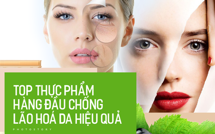 Đẩy lùi dấu hiệu lão hoá da với những thực phẩm quanh ta