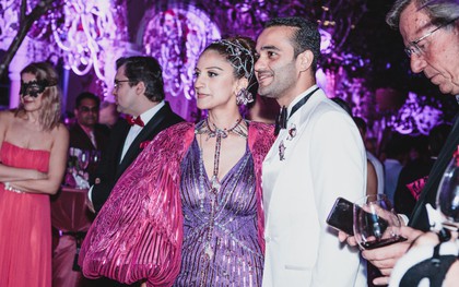 Cặp đôi tỷ phú Ấn Độ lộng lẫy cùng các khách mời đại gia vào đêm tiệc "Pink Party" đầu tiên ở Phú Quốc