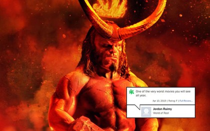 Nhận điểm bình chọn thấp tệ hại, "Hellboy" ôm về danh hiệu "phim chuyển thể tệ nhất lịch sử"