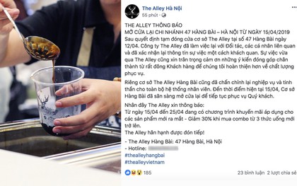 Đóng cửa đúng 3 ngày tránh "bão 1 sao", nay The Alley đã trở lại mà không biết có lợi hại hơn không?