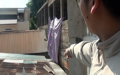 Đà Lạt: Mất ăn mất ngủ vì sống dưới công trình xây dựng không che chắn