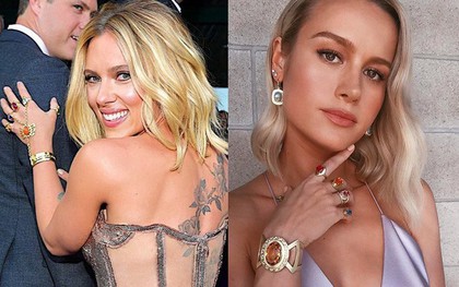 Tìm ra giá của chuỗi đá vô cực "đời thực" Scarlett Johansson và "Captain Marvel" đeo trên thảm tím "Avengers"