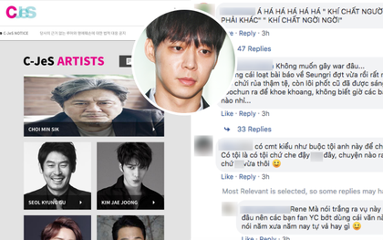 Khi fan Seungri và fan Yoochun khẩu chiến gay gắt, C-Jes đã chính thức xóa sổ hình ảnh của Yoochun trên website