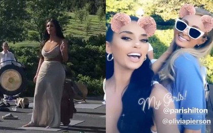 Kim Kardashian gây sốc khi mở tiệc cần sa chào đón em bé thứ 4, sự xuất hiện của kẻ thù một thời Paris Hilton gây chú ý