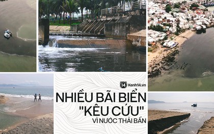 Hàng loạt bãi biển nổi tiếng tại Việt Nam "kêu cứu" vì dòng nước thải bẩn xả thẳng từ các hệ thống cống thoát nước