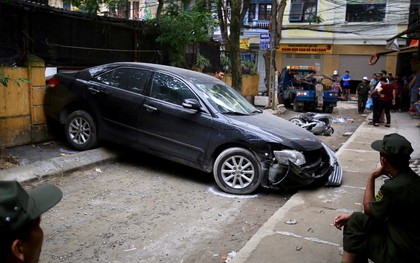 Đã có thông tin về nữ tài xế lùi xe Camry tông tử vong người phụ nữ đi xe máy ở Hà Nội