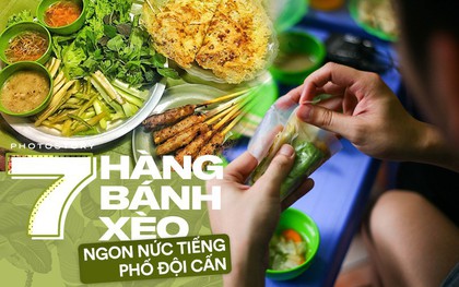 Đừng quên ghé "phố bánh xèo" Đội Cấn thử ngay 7 hàng bánh xèo đình đám này nhé!