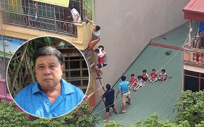 Cháy trường mầm non ở Hà Đông: Ông nội kể phút liều mình lao vào đám cháy giải cứu cháu nhỏ