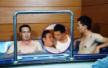 Bất ngờ chưa, trước một Vũ sở khanh hớp hồn, Quốc Trường đã vào vai "tay vịn" cho đại gia đồng tính ngọt xớt!