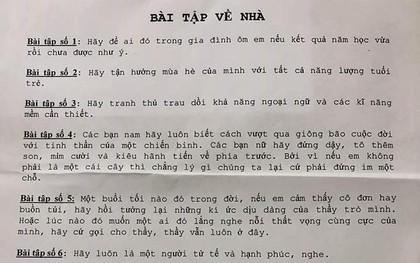 "Hãy cứ gọi cho thầy, thầy vẫn luôn ở đây", 6 bài tập về nhà của thầy giáo Sài Gòn khiến học sinh bật khóc nức nở