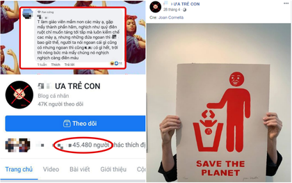 CĐM kêu gọi report fanpage 45k like trên Facebook có nội dung kỳ thị, lăng mạ trẻ em