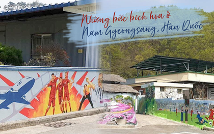 Khu phố ngập tràn những bức bích họa về đội tuyển Việt Nam: Thêm một lý do để tới thăm quê hương xinh đẹp của HLV Park Hang-seo rồi!