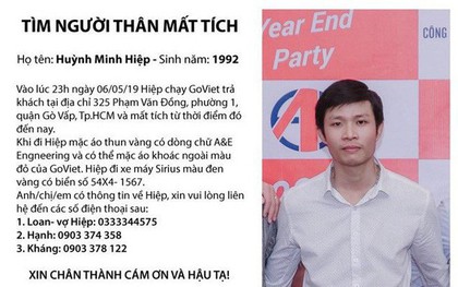 Gia đình nhờ cộng đồng mạng tìm kiếm tài xế xe ôm công nghệ mất tích sau cuốc xe khuya