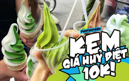 Hà Nội đang nóng cháy tay, bạn lại cháy túi... có ngay list kem 10k!