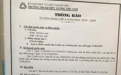 Trường thay đổi điểm chuẩn bất ngờ giữa đêm khiến học sinh khóc ròng vì hôm qua đỗ, sáng ngủ dậy đã trượt