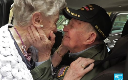 Chuyện tình vượt thời gian của cặp đôi thời Thế chiến đoàn tụ sau 75 năm: "Anh nhất định sẽ quay lại lấy em làm vợ"