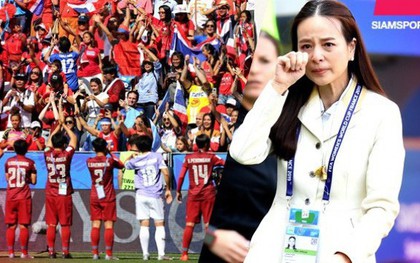 Tỷ phú kiêm trưởng đoàn xinh đẹp của tuyển nữ Thái Lan bật khóc sau khi đội nhà có bàn thắng đầu tiên ở World Cup