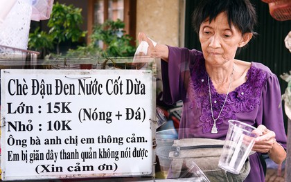 Bà cụ gầy gò với cân nặng chỉ 25kg ở Sài Gòn, 30 năm tần tảo bên gánh chè nuôi gia đình