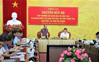 Dính gian lận, thi THPT quốc gia 2019 ở Hà Giang có gì mới?