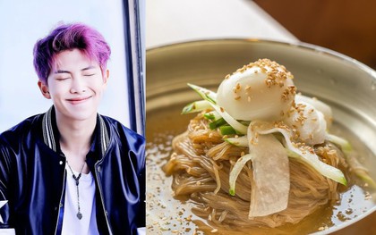 Trời hè nóng bức, RM (BTS) đi ăn có tô mì lạnh thôi nhưng cũng tạo nên "huyền thoại"