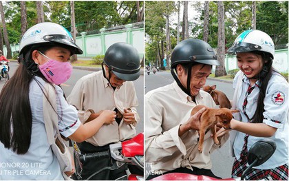 Được ba cùng "2 cậu vàng" đón tận cổng trường, nữ sinh này đích thị là con sen oách nhất kỳ thi THPT năm nay!