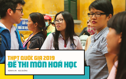 Đề thi môn Hóa học THPT quốc gia 2019