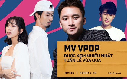 Những MV được xem nhiều nhất Youtube tuần qua: Đen và Min vẫn "chill" phết, 1 nhân tố nguy hiểm trở lại sắp đảo lộn trật tự?