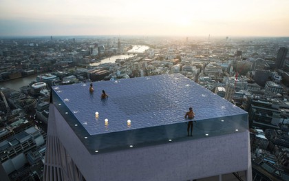 Bể bơi vô cực 360 độ đầu tiên trên thế giới sắp được ra mắt tại London, tuy nhiên nhìn vào ai cũng thắc mắc làm sao để di chuyển lên đây?