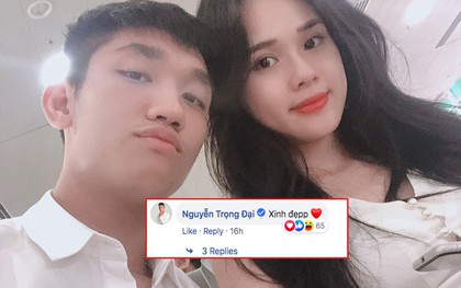 Bị đồn chia tay bạn gái vì đi thi hoa hậu quá nhiều, Trọng Đại liền thả 1 bình luận lật ngược tình huống