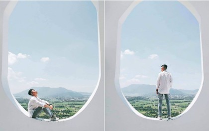 Há hốc mồm với xuất xứ của background sống ảo hình cửa sổ máy bay "siêu to khổng lồ" đang hot ở An Giang