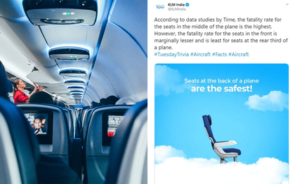 Sốc: Hãng hàng không Hà Lan gây phẫn nộ khi “lỡ miệng” công bố chỗ ngồi… “dễ chết nhất” trên máy bay