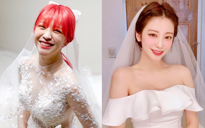 Cô dâu "cưới sau 700 ngày yêu” Kbiz gây sốt vì mặc váy cưới đẹp động lòng người, lột xác chỉ vì nhờ kiểu tóc