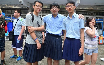 Trường trung học Đài Loan lần đầu tiên cho phép nam sinh được thoải mái mặc váy đến trường nếu muốn