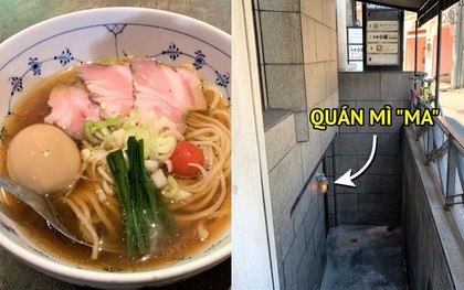 Quán ramen "ma" không có tên, nằm khuất dưới tầng hầm sâu nhất và chỉ những tay "kì cựu" mới biết