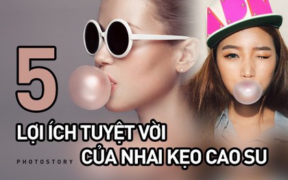 Bạn có biết nhai kẹo cao su cũng mang lại vô số tác dụng với cơ thể không?