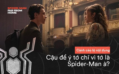 14 câu thoại cảm động trong FAR FROM HOME: Cậu để ý tớ chỉ vì tớ là Spider-Man à?