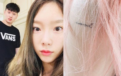 Tình nghĩa anh em chắc có bền lâu: Taeyeon (SNSD) vừa xăm hình mới, anh trai ngay lập tức... đòi mách mẹ