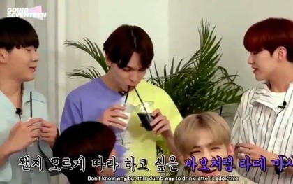 Netizen Hàn được phen cười "rụng rún" với món cà phê latte phiên bản "ngốc nghếch" của SEVENTEEN