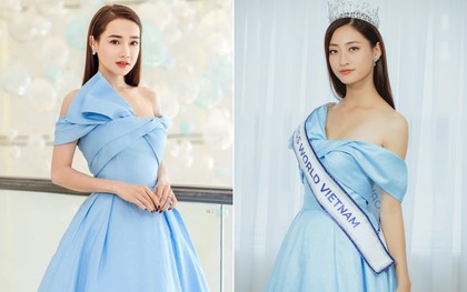 Đụng hàng với HH Lương Thùy Linh kém 10 tuổi, Nhã Phương không những chẳng lép vế mà còn chứng tỏ được nhan sắc đỉnh cao